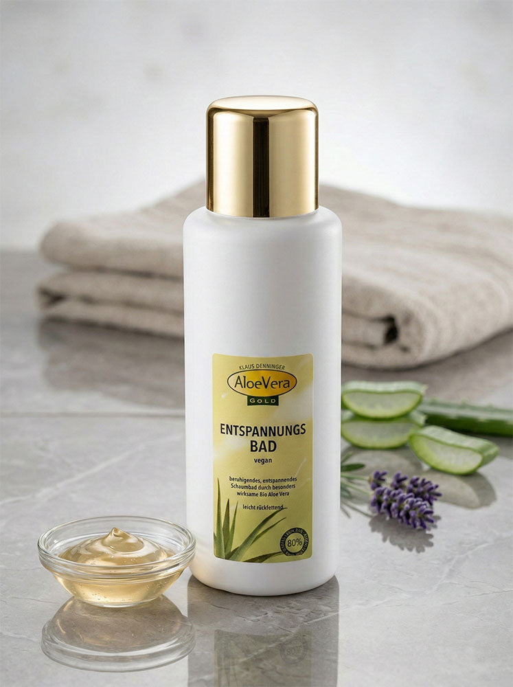 Aloe Vera Gold Entspannungsbad mit echtem Bienenhonig