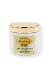 Tiegel der Aloe Vera Gold Creme Maske Heilerde Minze zur Gesichtsreinigung