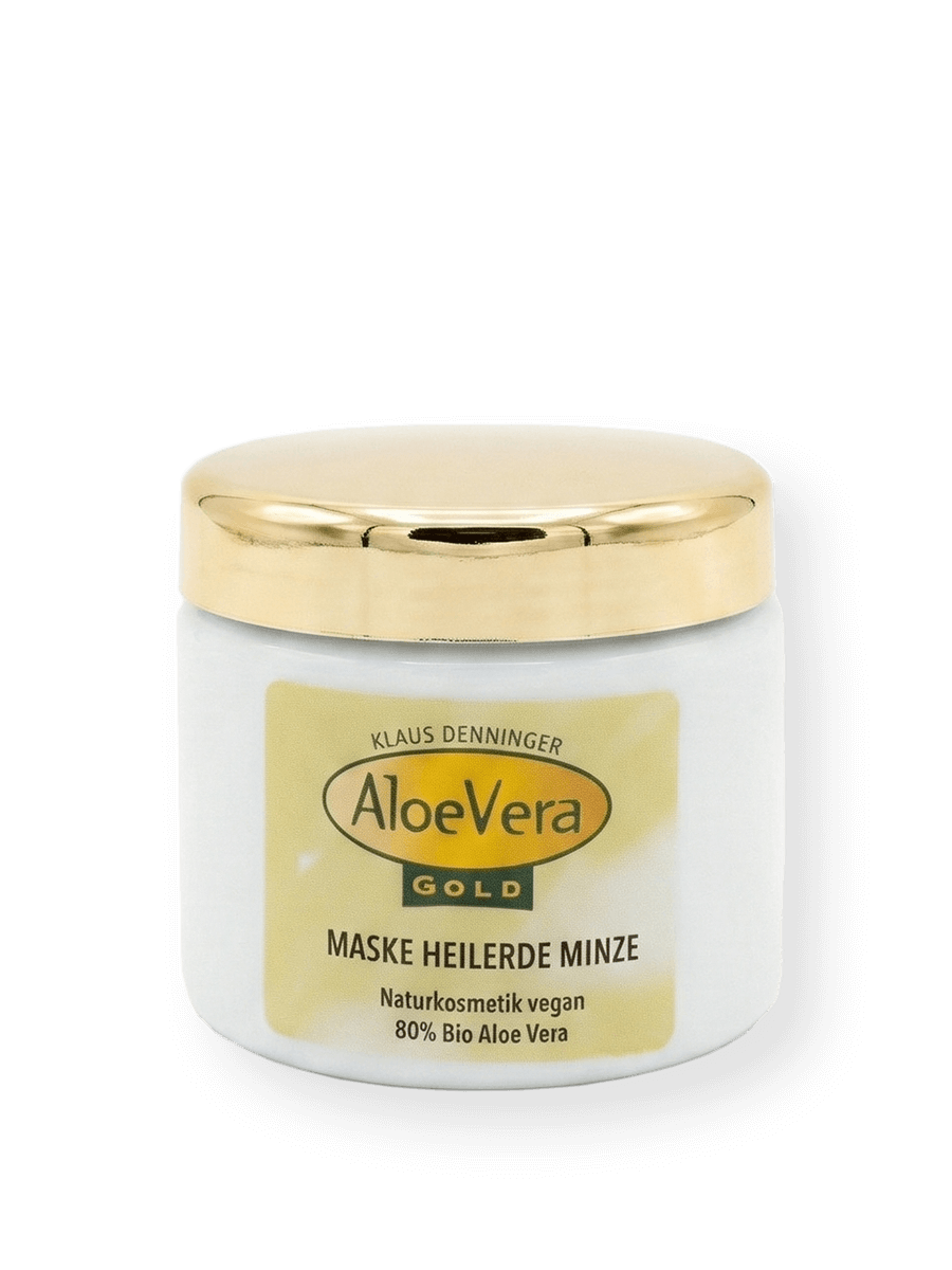 Aloe Vera Gold Creme Maske Heilerde Minze