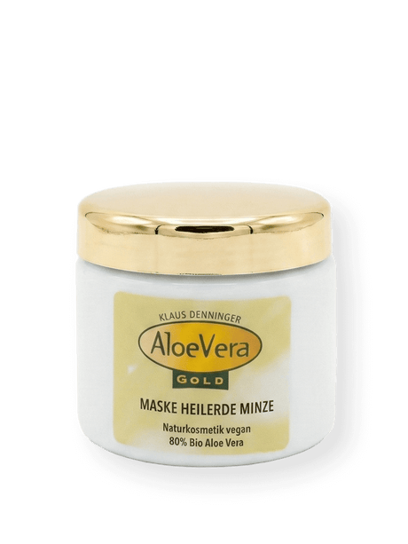 Tiegel der Aloe Vera Gold Creme Maske Heilerde Minze zur Gesichtsreinigung